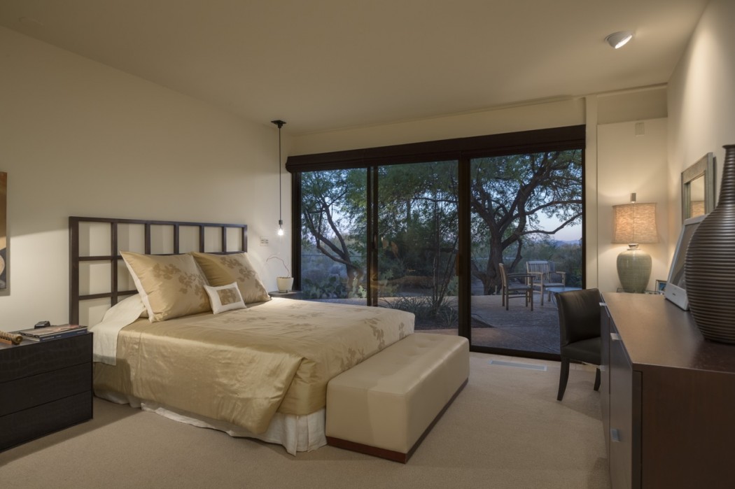 alfred newman beadle al modern home pinnacle peak bedroom