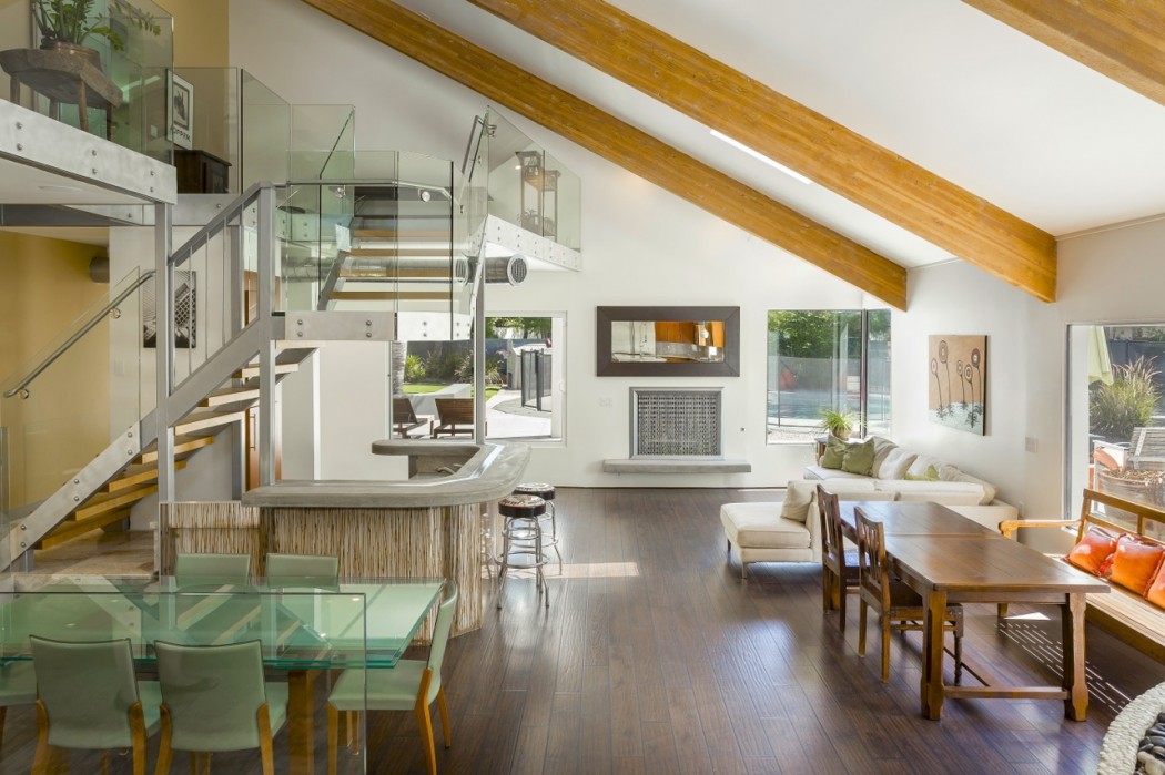 scottsdale modern architecture del barquero mccormick ranch stairway dining room