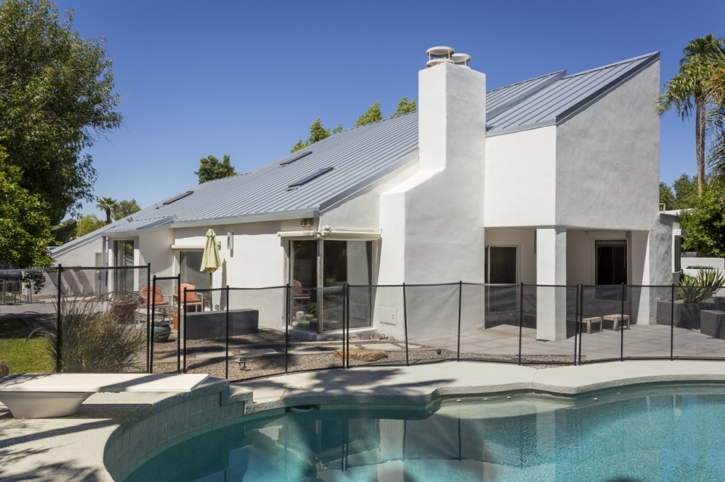 scottsdale modern architecture del barquero mccormick ranch pool fence